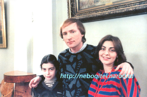 Кетуша, Володя и Марина, 23 апреля 1987 г.